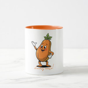Prost Kumpel Glückliche Papaya Tasse
