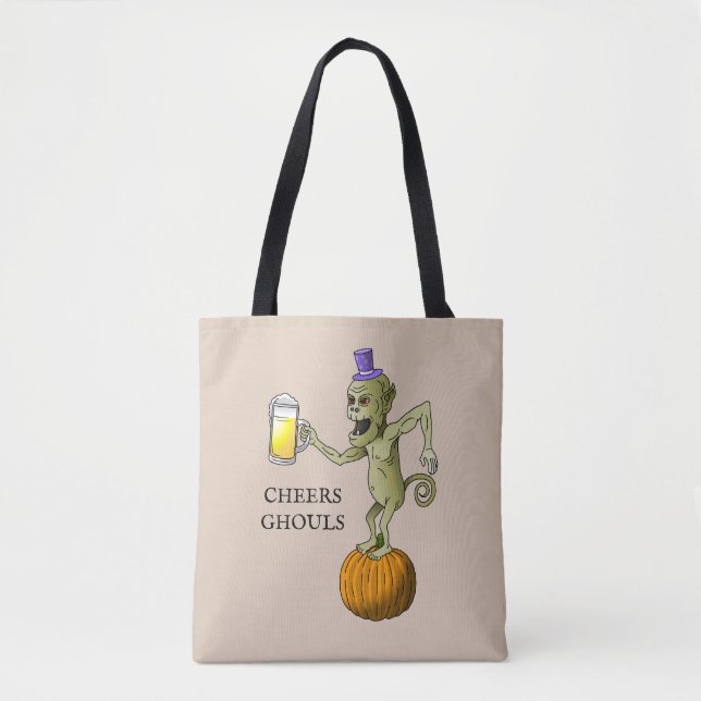 Prost Monster Halloween Süßes oder Saures Tasche (Vorderseite)