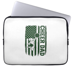 Prost Papa Amerikanische Flagge Vintage Vektor Des Laptopschutzhülle