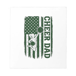 Prost Papa Amerikanische Flagge Vintage Vektor Des Notizblock