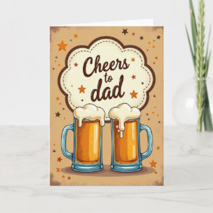 Prost Papa Vintage Karte