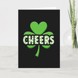Prost Shamrock Green Card Karte