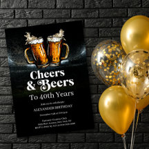 Prost und Bier Vintage-Geburtstag