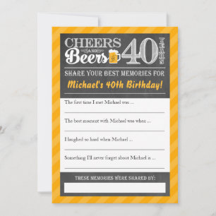 Prost und Bier zum 40. Jubiläum • Teilen Sie eine 