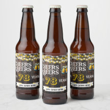 Prost und Bier zum 78. rustikalen Geburtstag