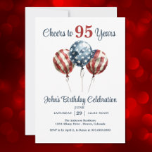 Prost zum 95. Geburtstag Einladung