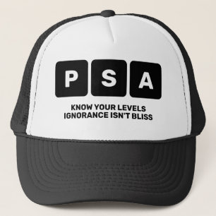 Prostatakrebs Awareness PSA Truckerkappe