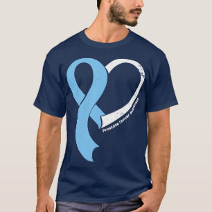 Prostatakrebs Bewusstsein Hoffnung Liebe Herz Ribb T-Shirt