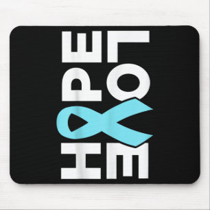 Prostatakrebs-Bewusstsein - Hope Liebe Support Rib Mousepad