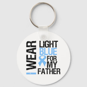 Prostatakrebs-hellblauer Band-Vater Schlüsselanhänger