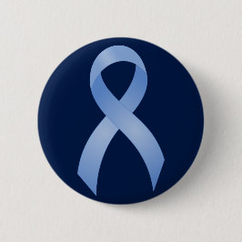 Prostatakrebs-hellblaues Band Button