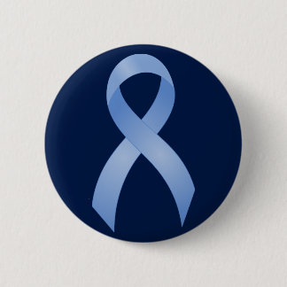 Prostatakrebs-hellblaues Band Button