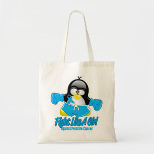 Prostatakrebs-kämpfender Pinguin Tragetasche