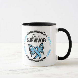 Prostatakrebs-Überlebender Hoffnung Bestimmtheit G Tasse