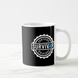 Prostatakrebs Überlebenspende für Männer - Blauer Kaffeetasse