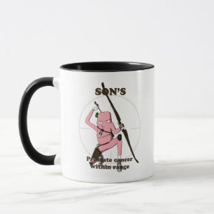 Prostatakrebsgeschenk für Ihren Sohn Tasse