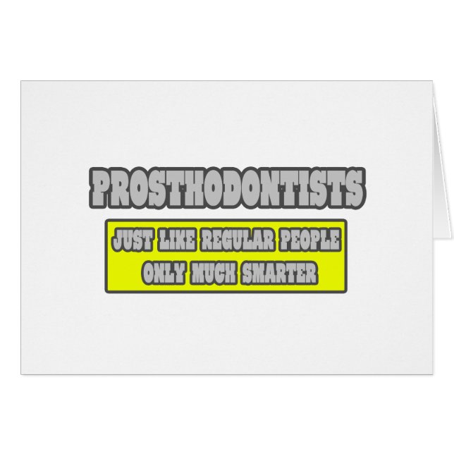Prosthodontisten... viel schlauer (Vorderseite (Horizontal))