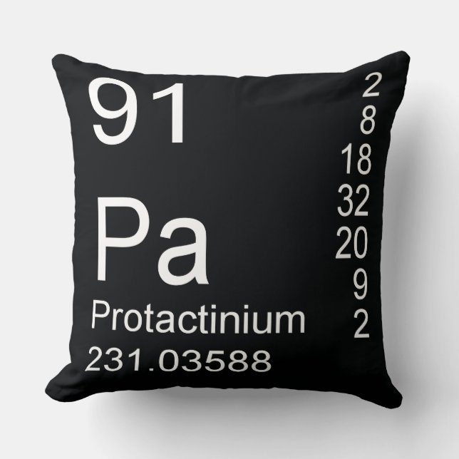 Protactinium Kissen (Vorderseite)