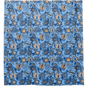 Protea Batik Hawaiian Tropical Floral Duschvorhang