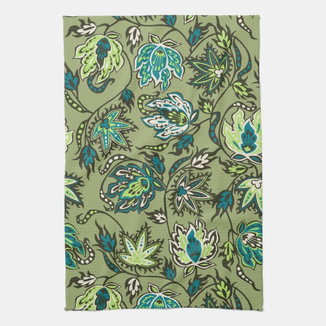 Protea Batik Tropical Blume Küchentuch (Vertikal)