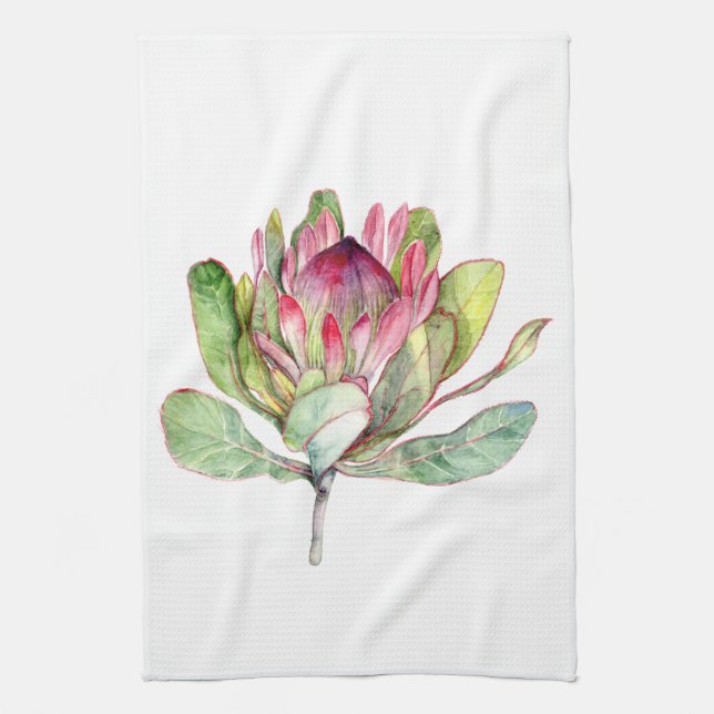 Protea-Blume Geschirrtuch (Vertikal)