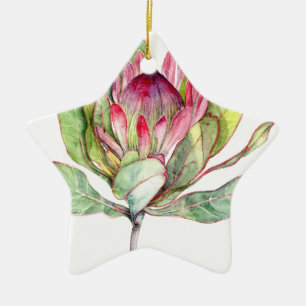 Protea-Blume Keramikornament