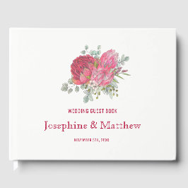 Protea Blume Wedding Gästebuch