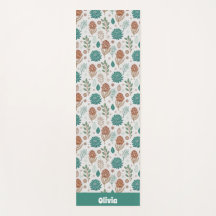 Protea Blume Wüste Blumenname Pattern Yoga Mat
