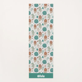 Protea Blume Wüste Blumenname Pattern Yoga Mat Yogamatte