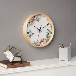 Protea Design Wall Clock Uhr