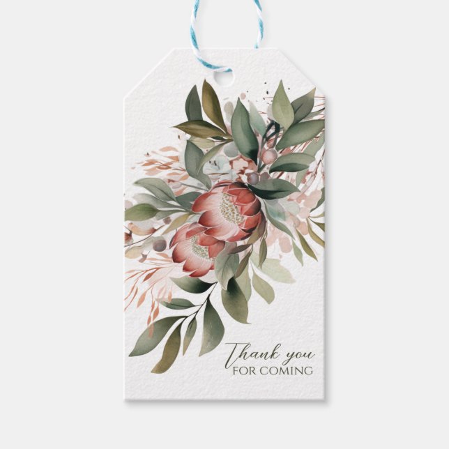 Protea-Geschenkanhänger Geschenkanhänger (Vorderseite)