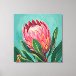 Protea-Malerei Leinwanddruck