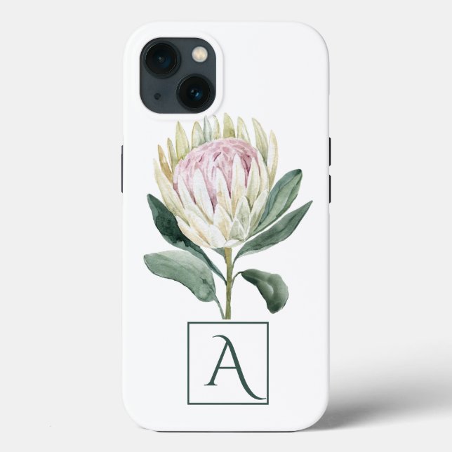 Protea mit Blätter Case-Mate iPhone Fall Hülle (Rückseite)