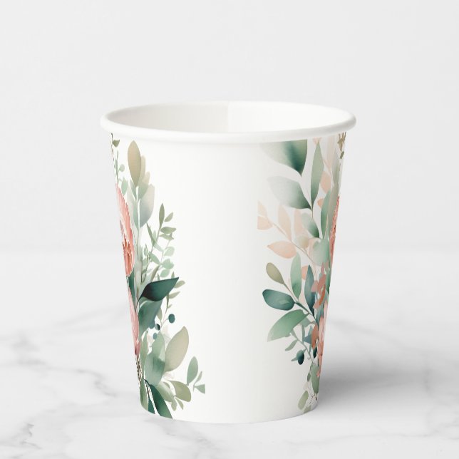 Protea Paper Cups Pappbecher (Links)