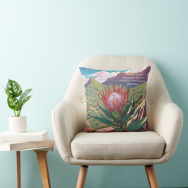 Proteas - Schönheit entsteht aus Stärke Kissen