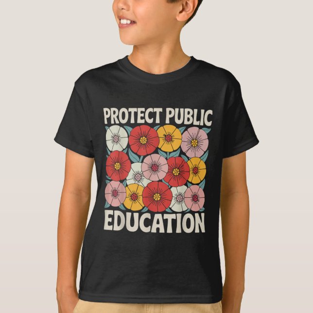 Protect Public Education  T-Shirt (Vorderseite)
