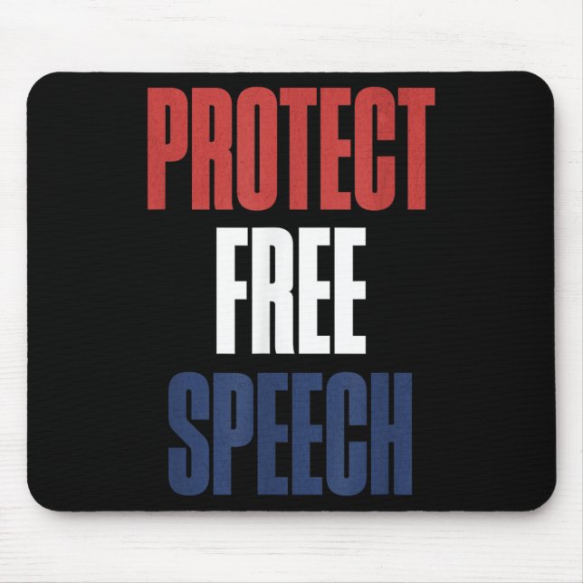 Protect Speech Patriotic Men And Women  Mousepad (Vorne)