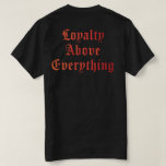 Protect the Family Pocket Sized Logo Orange T-Shirt<br><div class="desc">Protect the Family,  Loyalty Above Everything.  Words to live by,  nothing is more important than family. pocket sized logo</div>