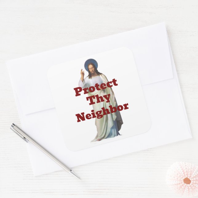 Protect Thy Neighbor Sticker (Umschlag)