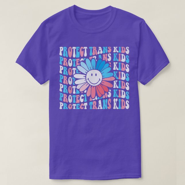 Protect Trans Kids LGBT Support, Transgender LGBT  T-Shirt (Design vorne)
