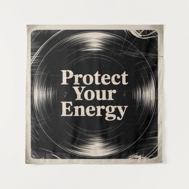 Protect Your Energy Wandteppich (Vorderseite)
