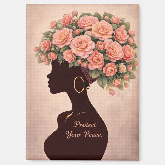 Protect Your Peace Inspirational Magnet 