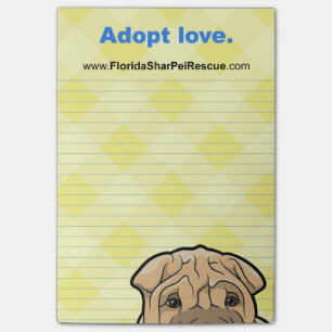 Protection de post-it de FSPR - adoptez l'amour