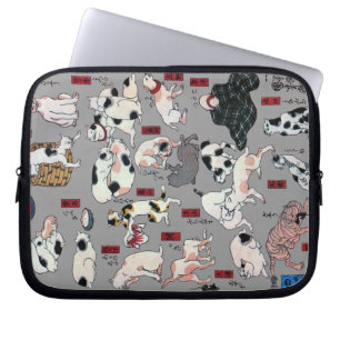 Protection Pour Ordinateur Portable 其 の ま ま 地 口 猫 de (), Chats de (3), Kuniyoshi, Uki