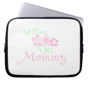 Protection Pour Ordinateur Portable 1ère Fleurs roses Mommy Cadeaux