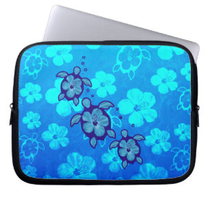Protection Pour Ordinateur Portable 3 tortues bleues de Honu