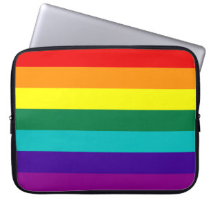 Protection Pour Ordinateur Portable 7 Stripes Gay pride Arc-en-ciel Drapeau Portable