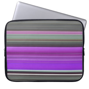 Protection Pour Ordinateur Portable Abstrait n° 1 : Violet et gris