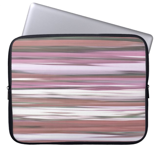 Protection Pour Ordinateur Portable Abstrait n° 2 : flou rose (Devant)