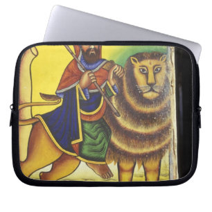 Protection Pour Ordinateur Portable Afrique, Éthiopie. Œuvre d'art représentant le Lio